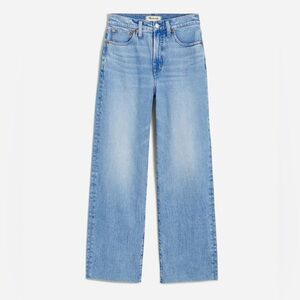 NWT Madewell Perfect Vintage Wide-Leg Crop Jeans